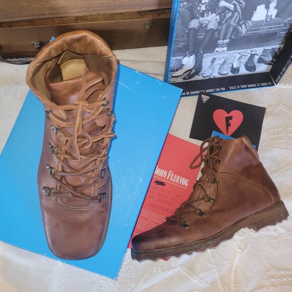 John Fluevog Men's 760 Turbo Brohlin 2014 Size 11 Ankle Boots - Picture 5 of 17